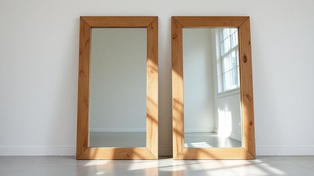 DIY Custom Wood Mirrors